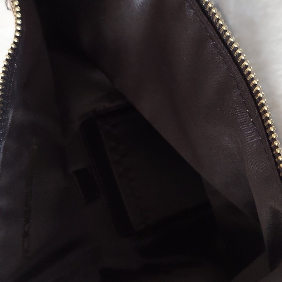 Victoria's Secret Gold Sparkly Fold Over Clutch Accessory Bag - Picture 4 of 8